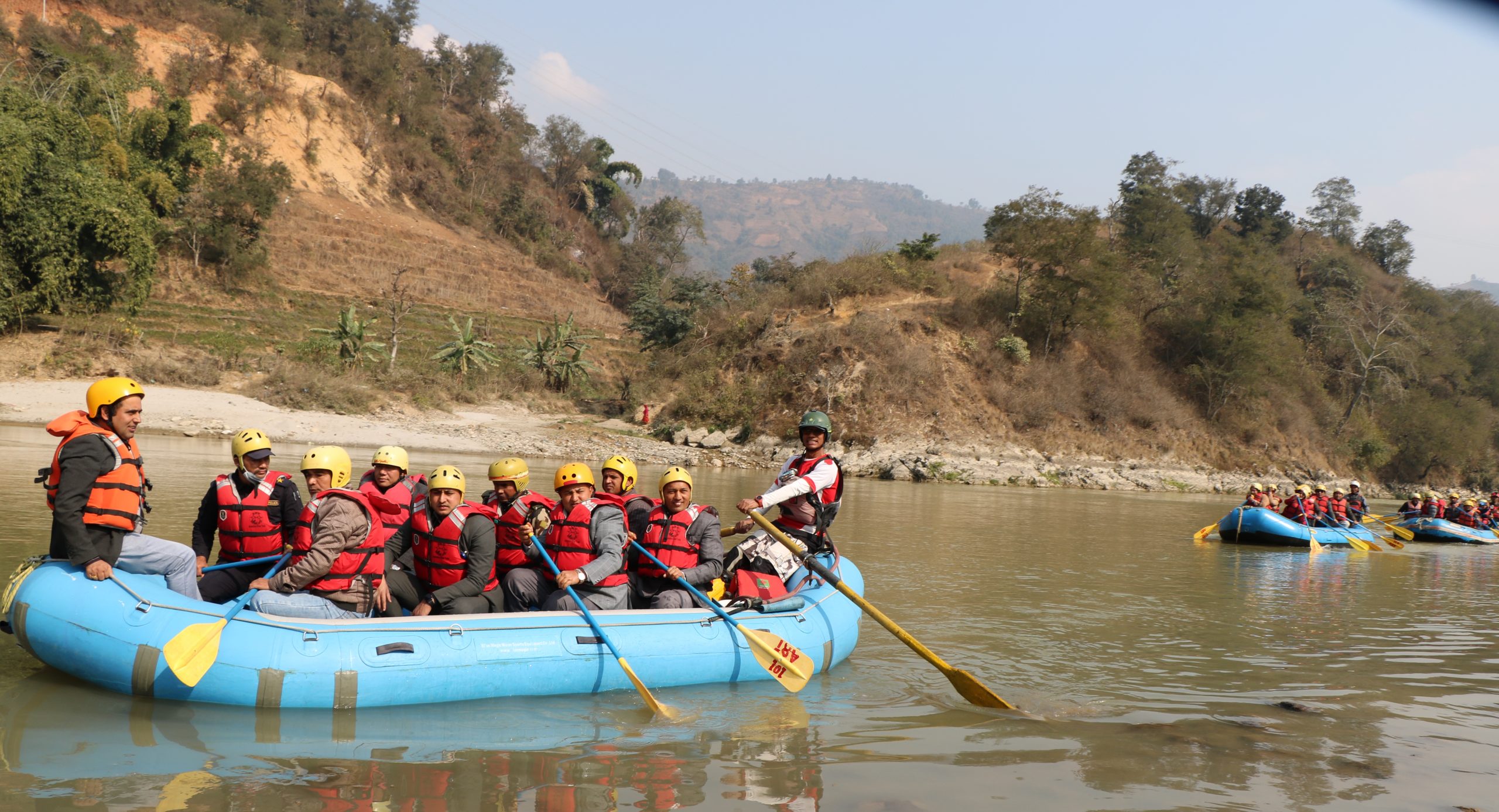 त्रिशुलीमा र्‍याफ्टिङ नवौं धादिङ महोत्सवको मूख्य आकर्षण, दुईसयमा र्‍याफ्टिङको मज्जा