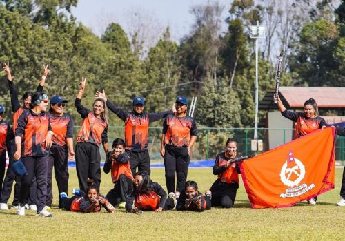 प्रधानमन्त्री कप महिला क्रिकेट: एपीएफले जित्यो उपाधि, कोशी ११ रनले पराजित