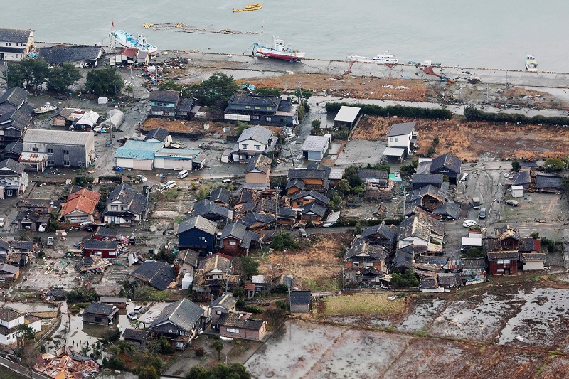 जापानमा भूकम्पमा परेर ज्यान गुमाउनेको सङ्ख्या ४८ पुग्यो, खोजी र उद्धार जारी