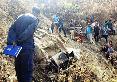 उदयपुर जिप दुर्घटना अपडेटः मृत्यु हुनेको संख्या आठ पुग्यो