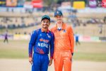 टी–२० क्रिकेट शृङ्खलाको उपाधिका लागि आज नेपाल र नेदरल्यान्ड्स खेल्दै
