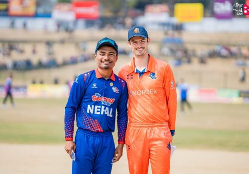 टी–२० क्रिकेट शृङ्खलाको उपाधिका लागि आज नेपाल र नेदरल्यान्ड्स खेल्दै