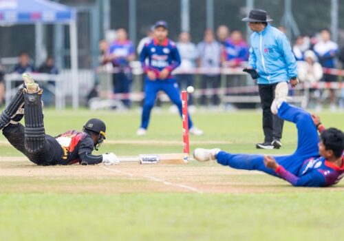 टी–२० आई सिरिज: फाइनलमा पीएनजीसँग नेपाल ८६ रनको फराकिलो अन्तरले पराजित
