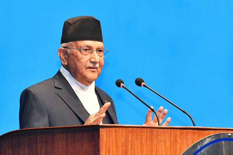 एमाले र कांग्रेसबीच भएको ७ बुँदे सहमति प्रधानमन्त्री ओलीद्वारा सार्वजनिक