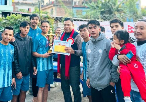 खुल्ला फुटसलको उपाधि धादिङ फुटसल एकेडेमीले जित्यो