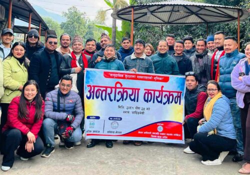 सामुदायिक सुरक्षामा पत्रकारहरुको १० बुँदे धादिङ घोषणापत्र